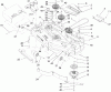 Zerto-Turn Mäher 74416TE (Z453) - Toro Z Master Mower, 132cm TURBO FORCE Side Discharge Deck (SN: 250000001 - 250005000) (2005) Ersatzteile DECK ASSEMBLY NO. 107-1671