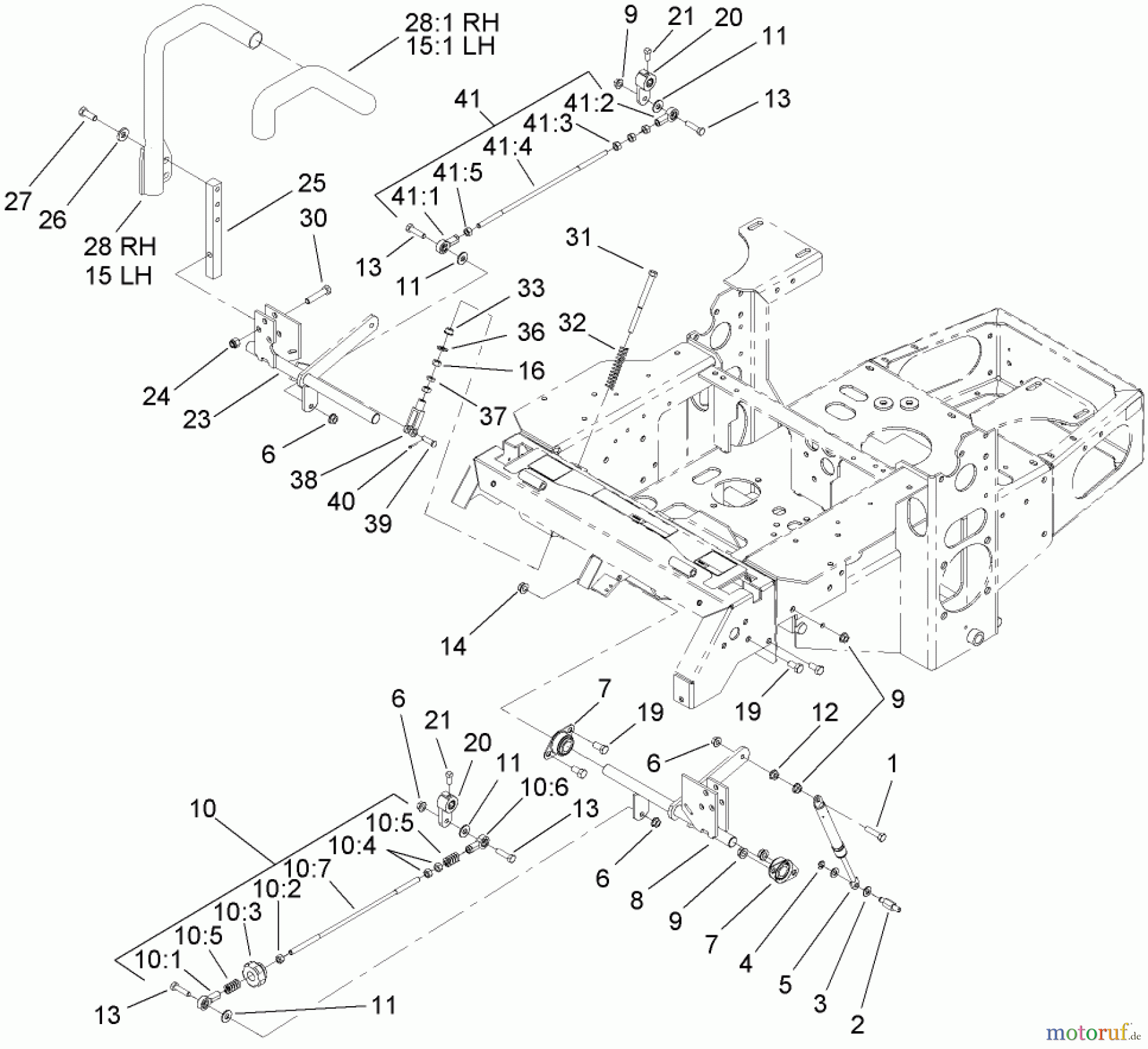  Zerto-Turn Mäher 74417 (Z453) - Toro Z Master Mower, 48