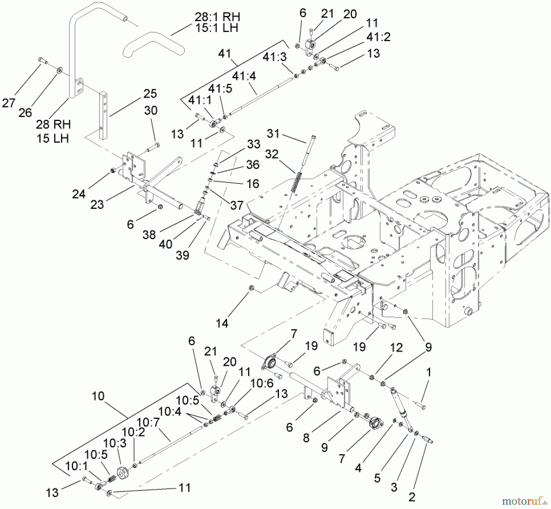  Zerto-Turn Mäher 74418 (Z400) - Toro Z Master Mower, 48