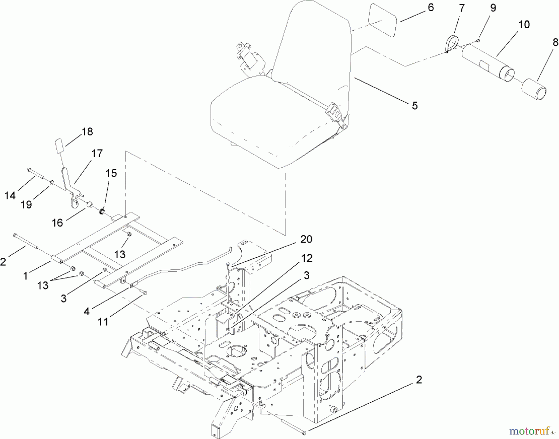  Zerto-Turn Mäher 74418 (Z400) - Toro Z Master Mower, 48