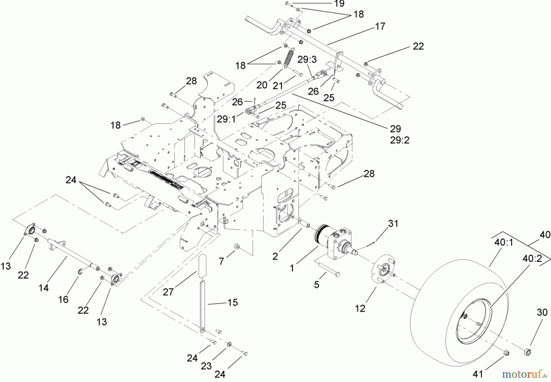  Zerto-Turn Mäher 74418 (Z400) - Toro Z Master Mower, 48