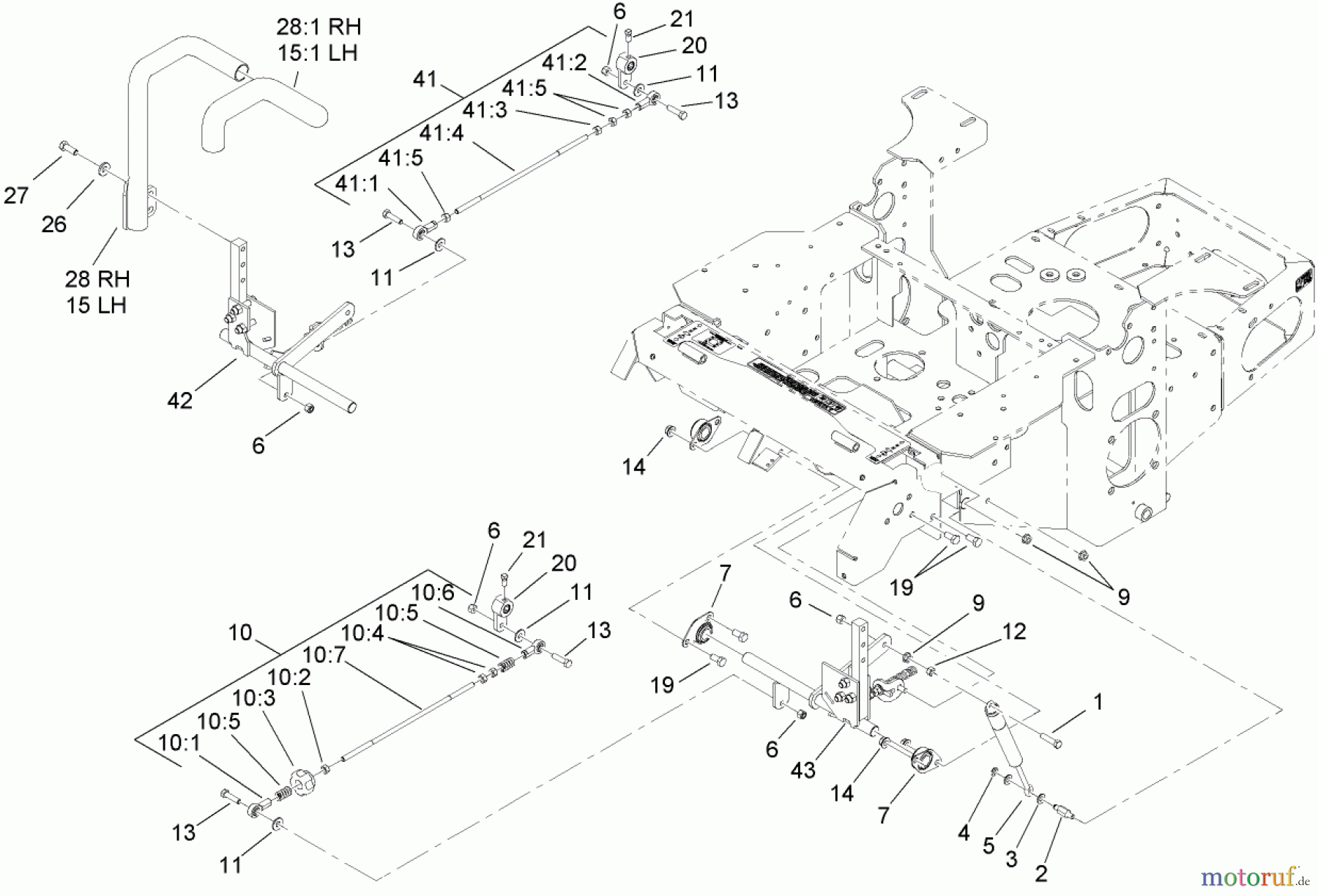  Zerto-Turn Mäher 74441 (Z441) - Toro Z Master Mower, 48