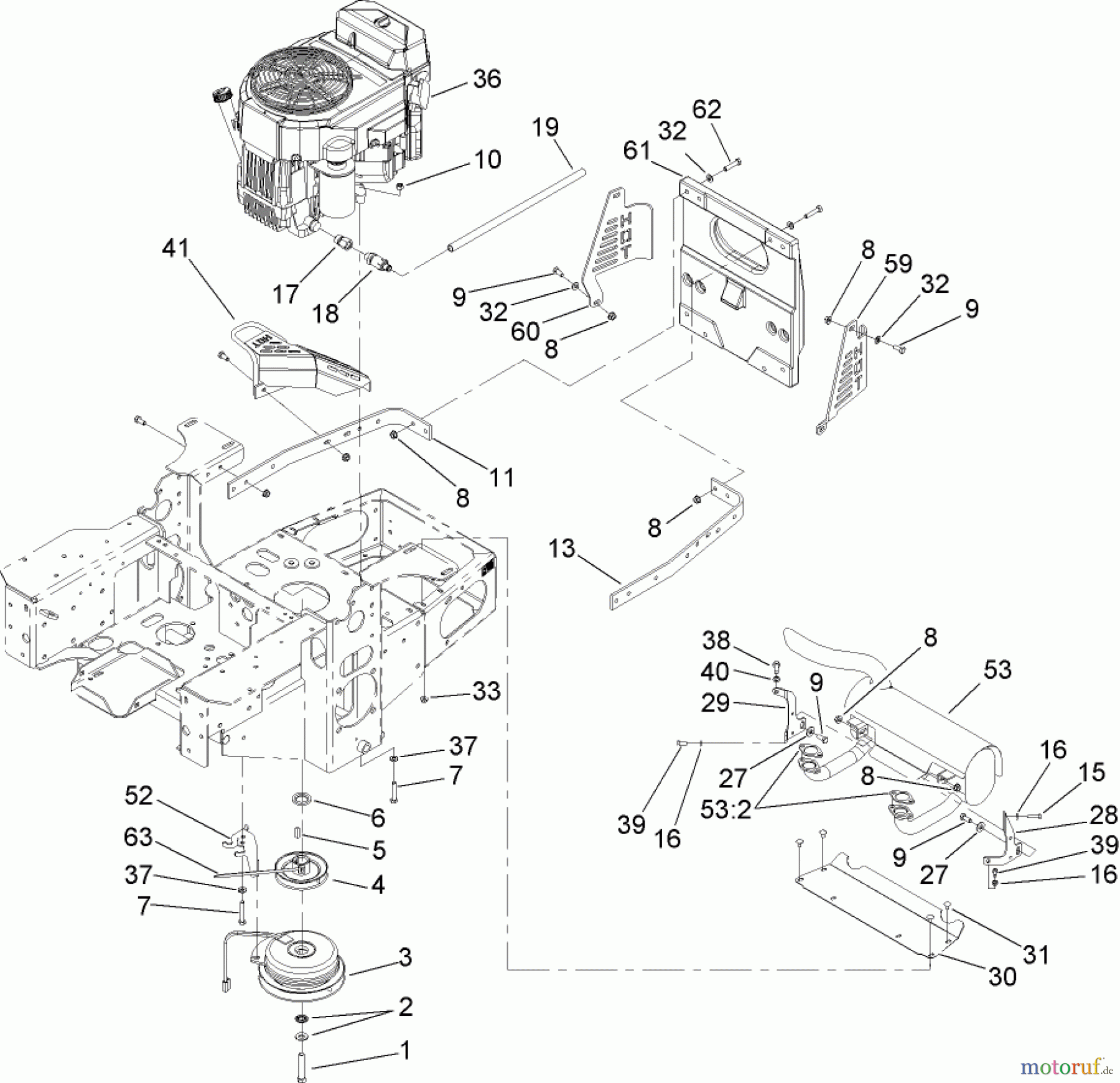  Zerto-Turn Mäher 74441 (Z450) - Toro Z Master Mower, 48