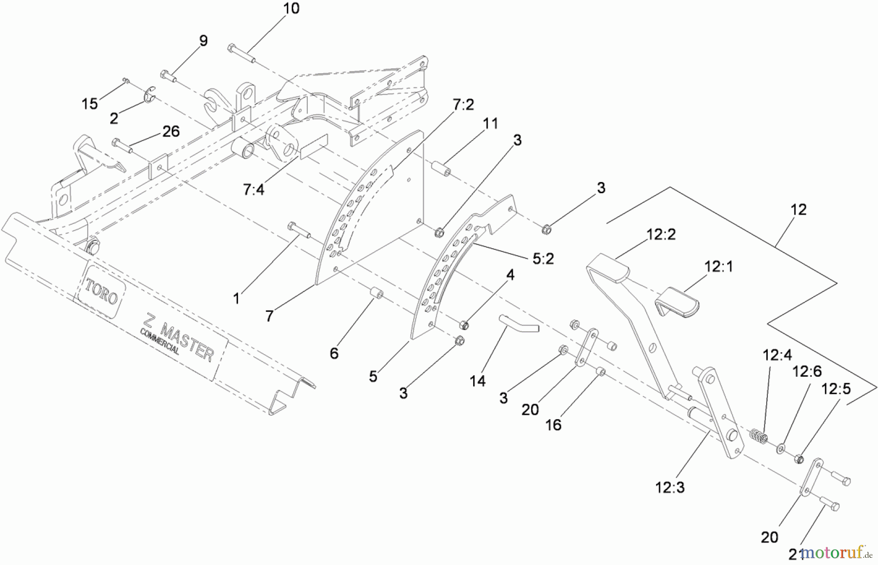  Zerto-Turn Mäher 74444 (Z400) - Toro Z Master Mower, 48