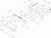 Zerto-Turn Mäher 74444 (Z400) - Toro Z Master Mower, 48" TURBO FORCE Side Discharge Deck (SN: 310000001 - 310999999) (2010) Ersatzteile MAIN FRAME ASSEMBLY