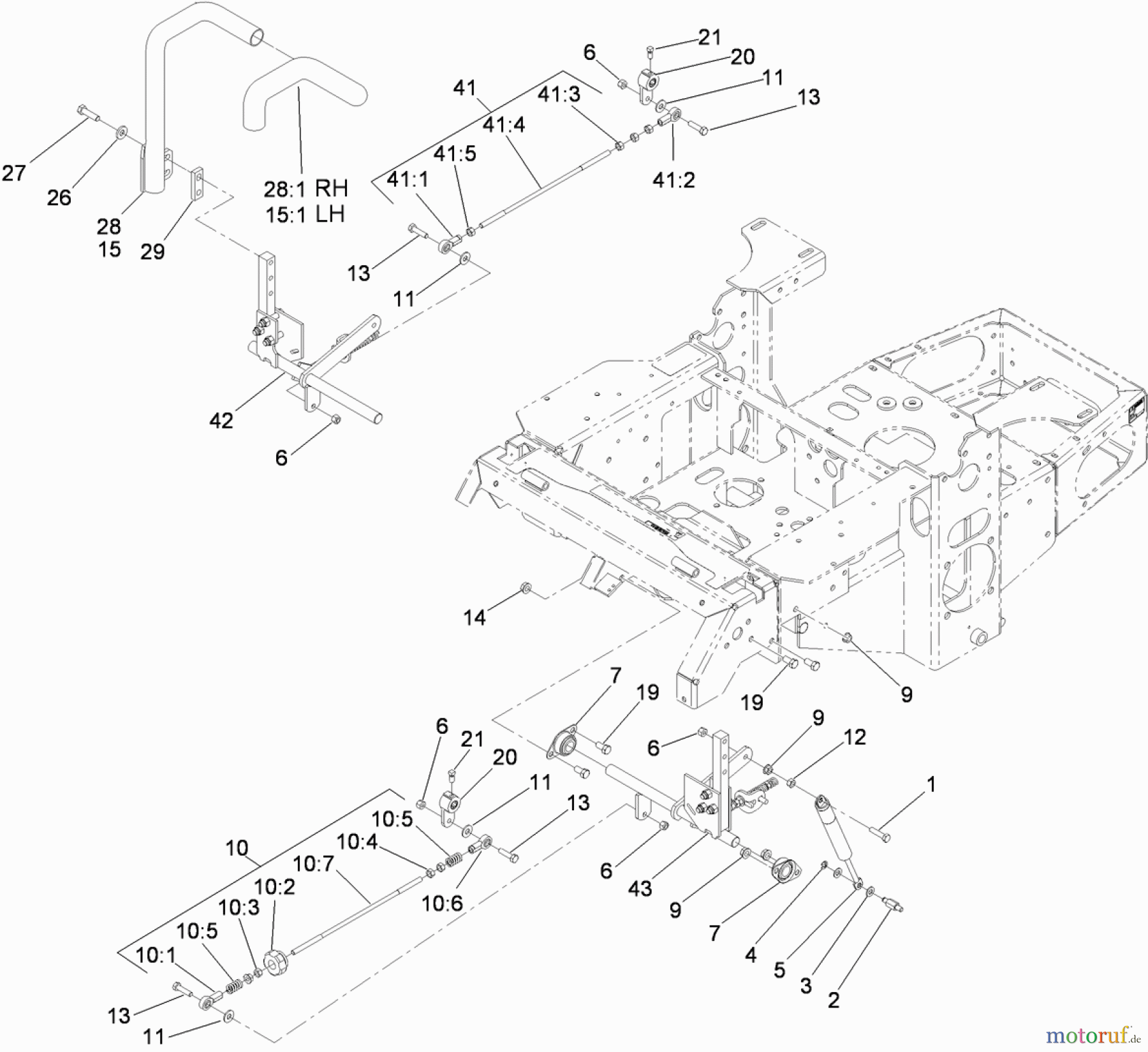  Zerto-Turn Mäher 74444 (Z400) - Toro Z Master Mower, 48