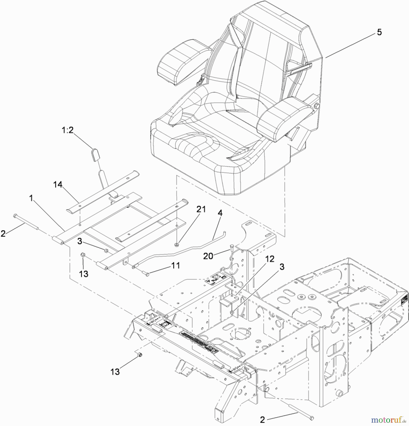  Zerto-Turn Mäher 74444 (Z400) - Toro Z Master Mower, 48