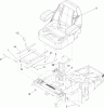 Zerto-Turn Mäher 74444 (Z400) - Toro Z Master Mower, 48" TURBO FORCE Side Discharge Deck (SN: 310000001 - 310999999) (2010) Ersatzteile SEAT MOUNTING ASSEMBLY