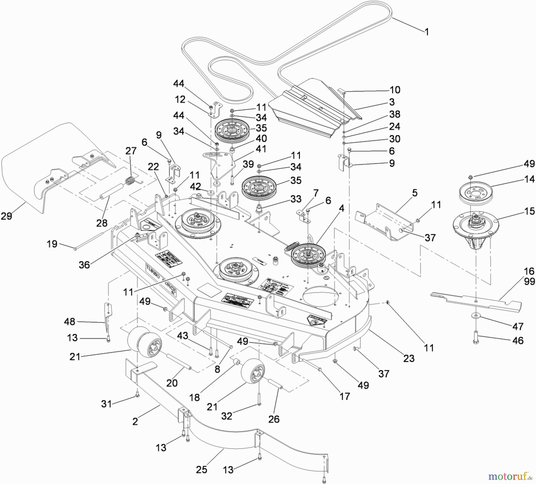  Zerto-Turn Mäher 74445 (Z400) - Toro Z Master Mower, 52