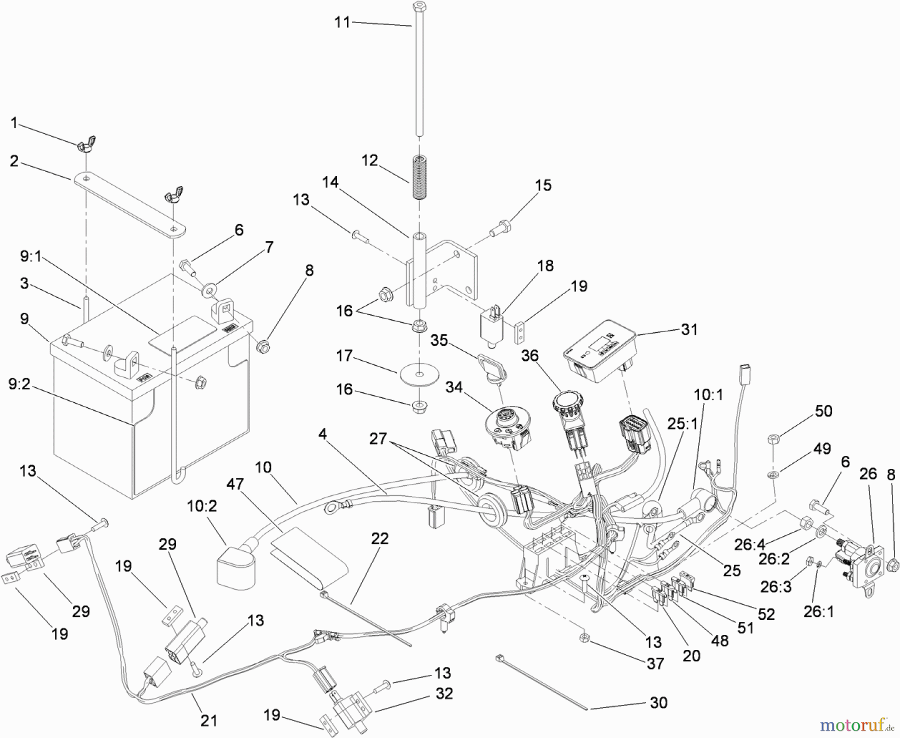  Zerto-Turn Mäher 74445 (Z400) - Toro Z Master Mower, 52