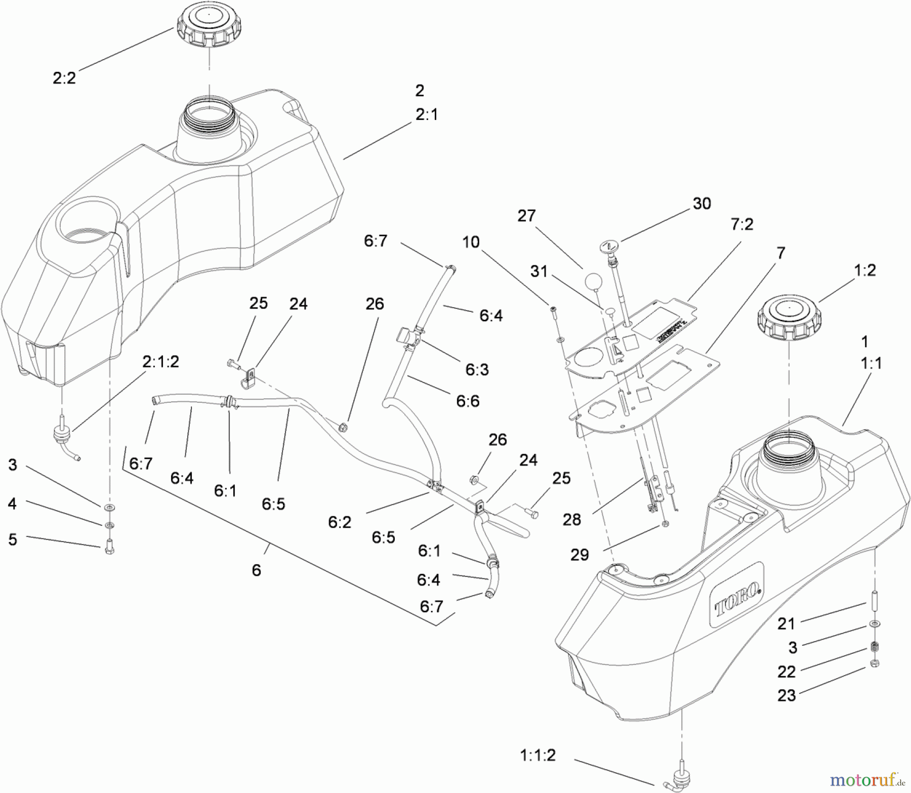  Zerto-Turn Mäher 74445 (Z400) - Toro Z Master Mower, 52