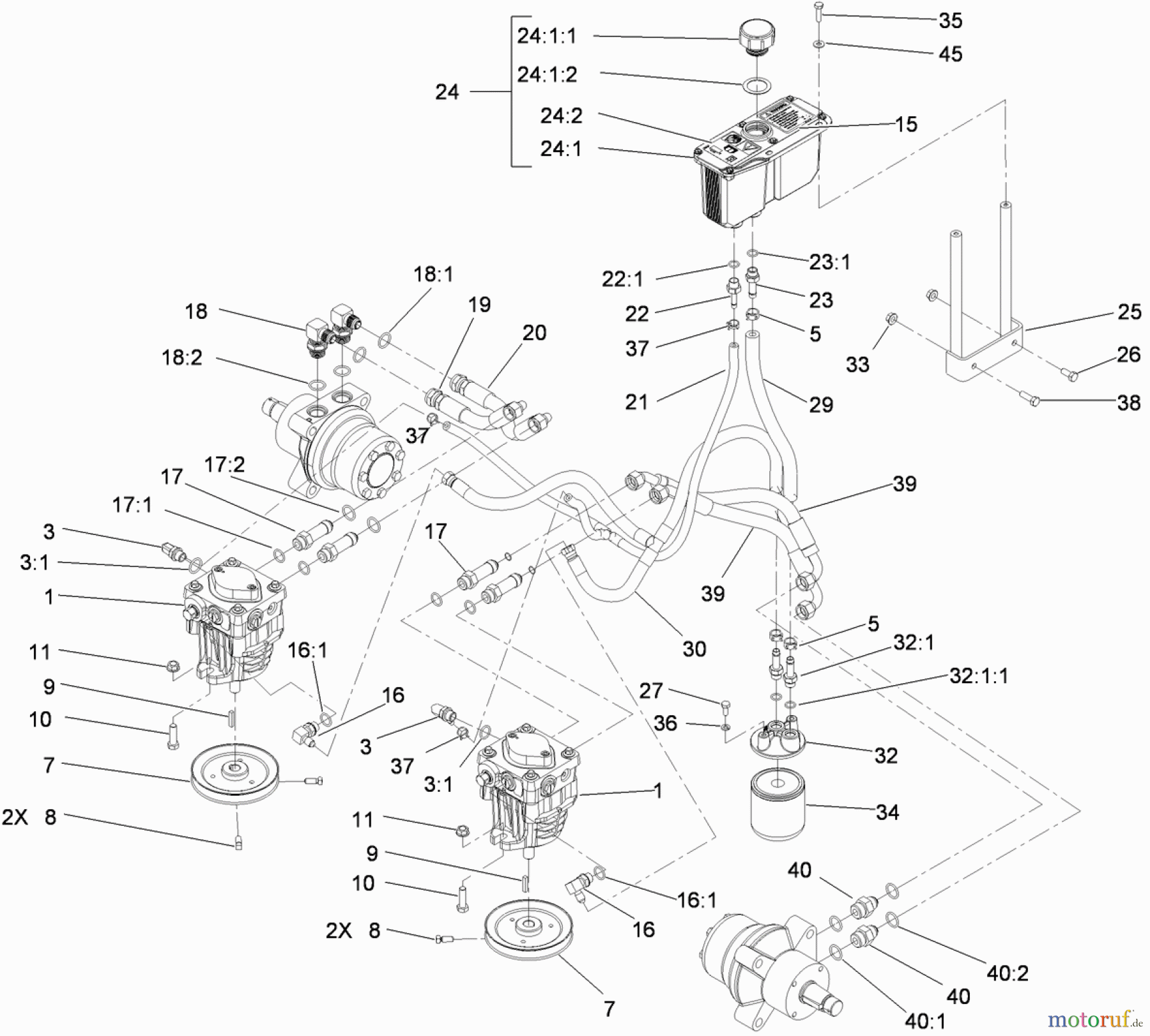  Zerto-Turn Mäher 74445 (Z400) - Toro Z Master Mower, 52