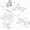 Zerto-Turn Mäher 74448 (Z400) - Toro Z Master Mower, 48" 7-Gauge Side Discharge Deck (SN: 290000001 - 290999999) (2009) Ersatzteile ENGINE, CLUTCH AND MUFFLER ASSEMBLY