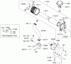 Zerto-Turn Mäher 74449 (Z400) - Toro Z Master Mower, 52" 7-Gauge Side Discharge Deck (SN: 280000001 - 280999999) (2008) Ersatzteile AIR FILTER AND MUFFLER ASSEMBLY KAWASAKI FH641V-DS19-R