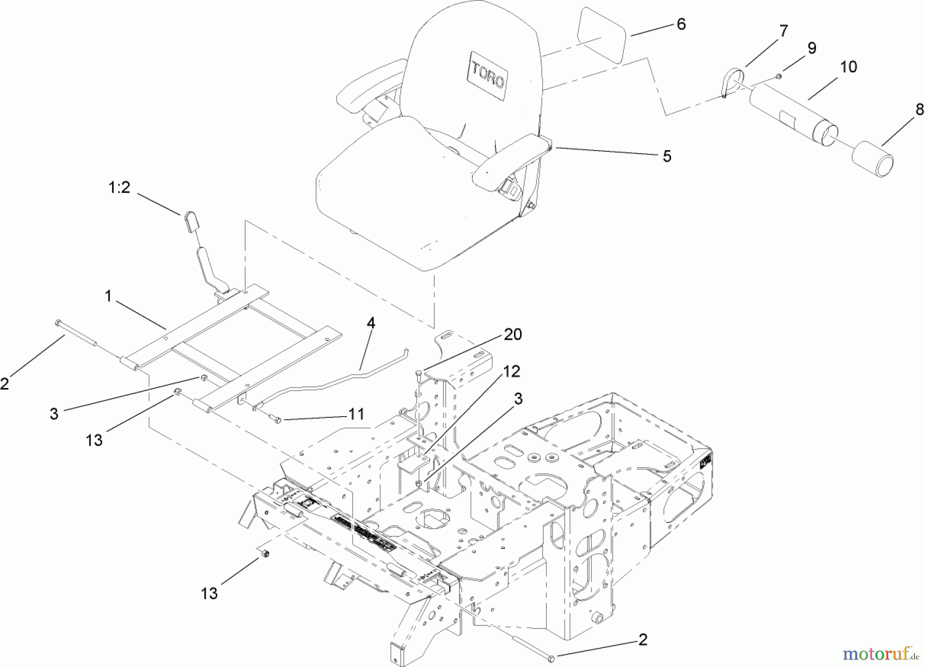  Zerto-Turn Mäher 74449 (Z400) - Toro Z Master Mower, 52