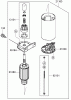 Zerto-Turn Mäher 74450TE (Z400) - Toro Z Master Mower, 122cm TURBO FORCE Side Discharge Deck (SN: 290000001 - 290999999) (2009) Ersatzteile STARTER ASSEMBLY KAWASAKI FH641V-DS19-R