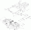 Zerto-Turn Mäher 74450TE (Z400) - Toro Z Master Mower, 122cm TURBO FORCE Side Discharge Deck (SN: 310000001 - 310999999) (2010) Ersatzteile DECK CONNECTION ASSEMBLY