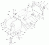 Zerto-Turn Mäher 74804TE (Z350) - Toro Z Master, 122cm Mower and Bagger (SN: 220000001 - 220999999) (2002) Ersatzteile BAGGER ASSEMBLY