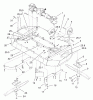 Zerto-Turn Mäher 74804TE (Z350) - Toro Z Master, 122cm Mower and Bagger (SN: 220000001 - 220999999) (2002) Ersatzteile DECK ASSEMBLY