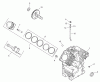 Zerto-Turn Mäher 74804TE (Z350) - Toro Z Master, 122cm Mower and Bagger (SN: 220000001 - 220999999) (2002) Ersatzteile GROUP 2-CRANKCASE ASSEMBLY KOHLER CH20S PS-64675