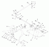 Zerto-Turn Mäher 74804TE (Z350) - Toro Z Master, 122cm Mower and Bagger (SN: 220000001 - 220999999) (2002) Ersatzteile STEERING CONTROL ASSEMBLY