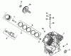 Zerto-Turn Mäher 74805 (Z355) - Toro Z Master 48" Mower and Bag (SN: 210000001 - 210999999) (2001) Ersatzteile CRANKCASE ASSEMBLY KOHLER ENGINE CH25S PS-68670