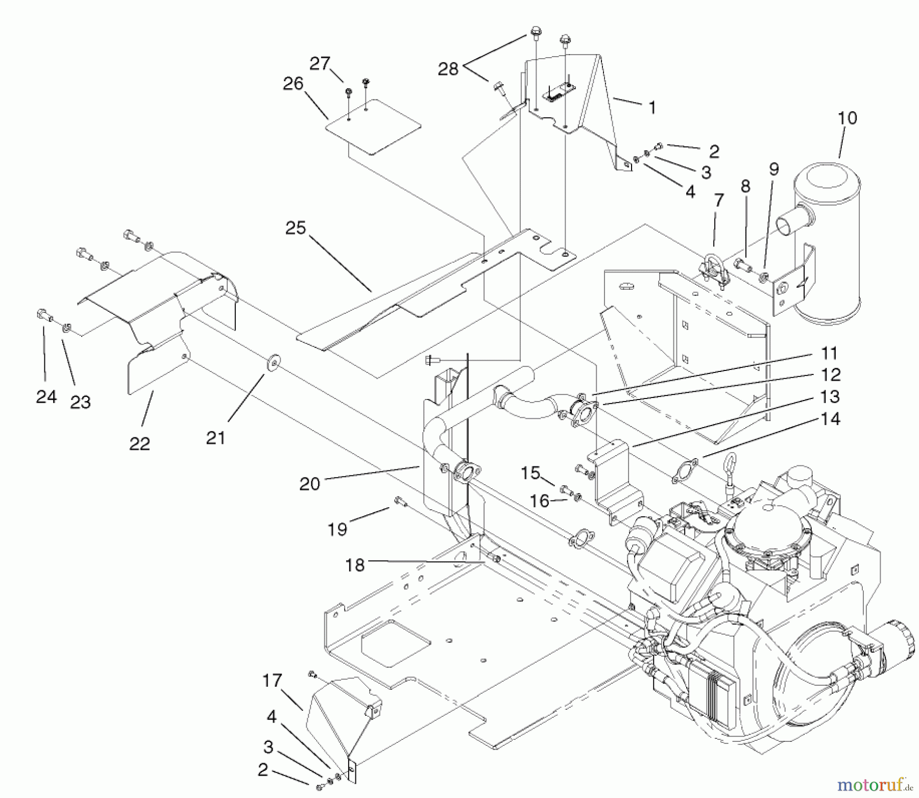  Zerto-Turn Mäher 74805 (Z355) - Toro Z Master 48