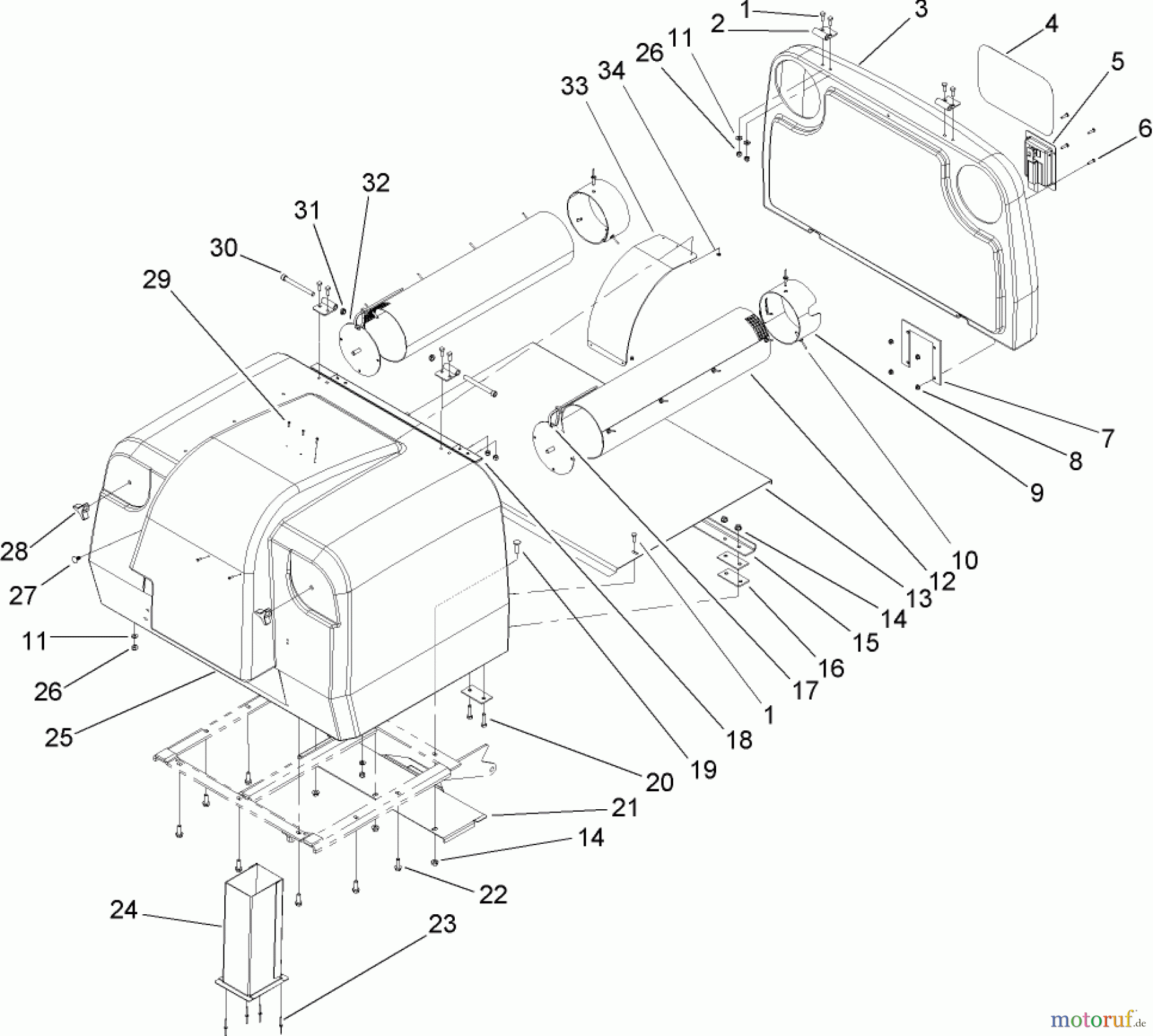  Zerto-Turn Mäher 74805 (Z355) - Toro Z Master 48