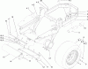 Zerto-Turn Mäher 74805 (Z355) - Toro Z Master 48" Mower and Bag (SN: 240000001 - 240999999) (2004) Ersatzteile TRACTION FRAME ASSEMBLY