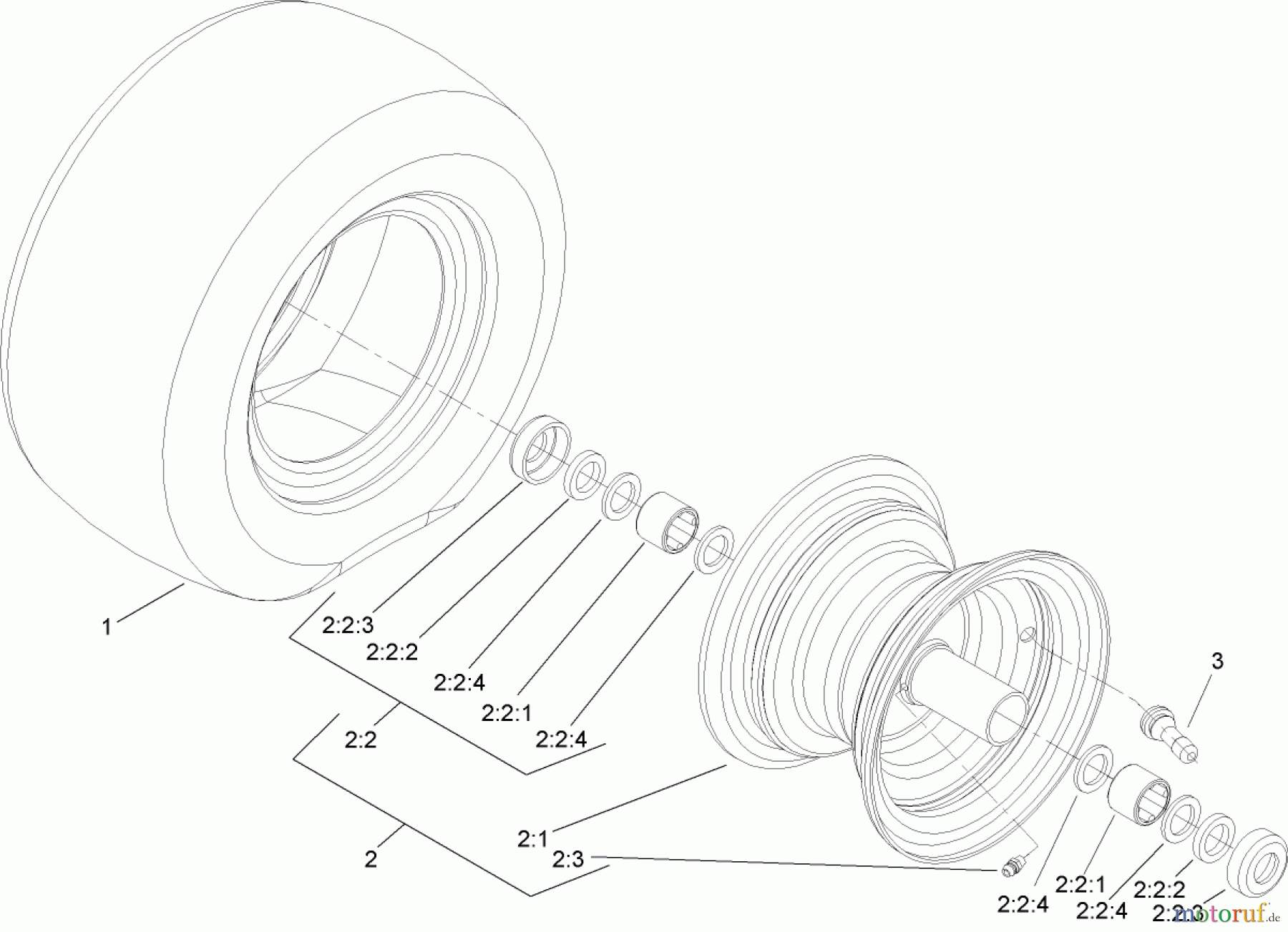  Zerto-Turn Mäher 74805 (Z355) - Toro Z Master 48