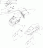 Zerto-Turn Mäher 74901 - Toro Z Master G3 Riding Mower, 48" TURBO FORCE Side Discharge Deck (SN: 310000001 - 310999999) (2010) Ersatzteile FENDER, CONSOLE AND CONTROL ASSEMBLY