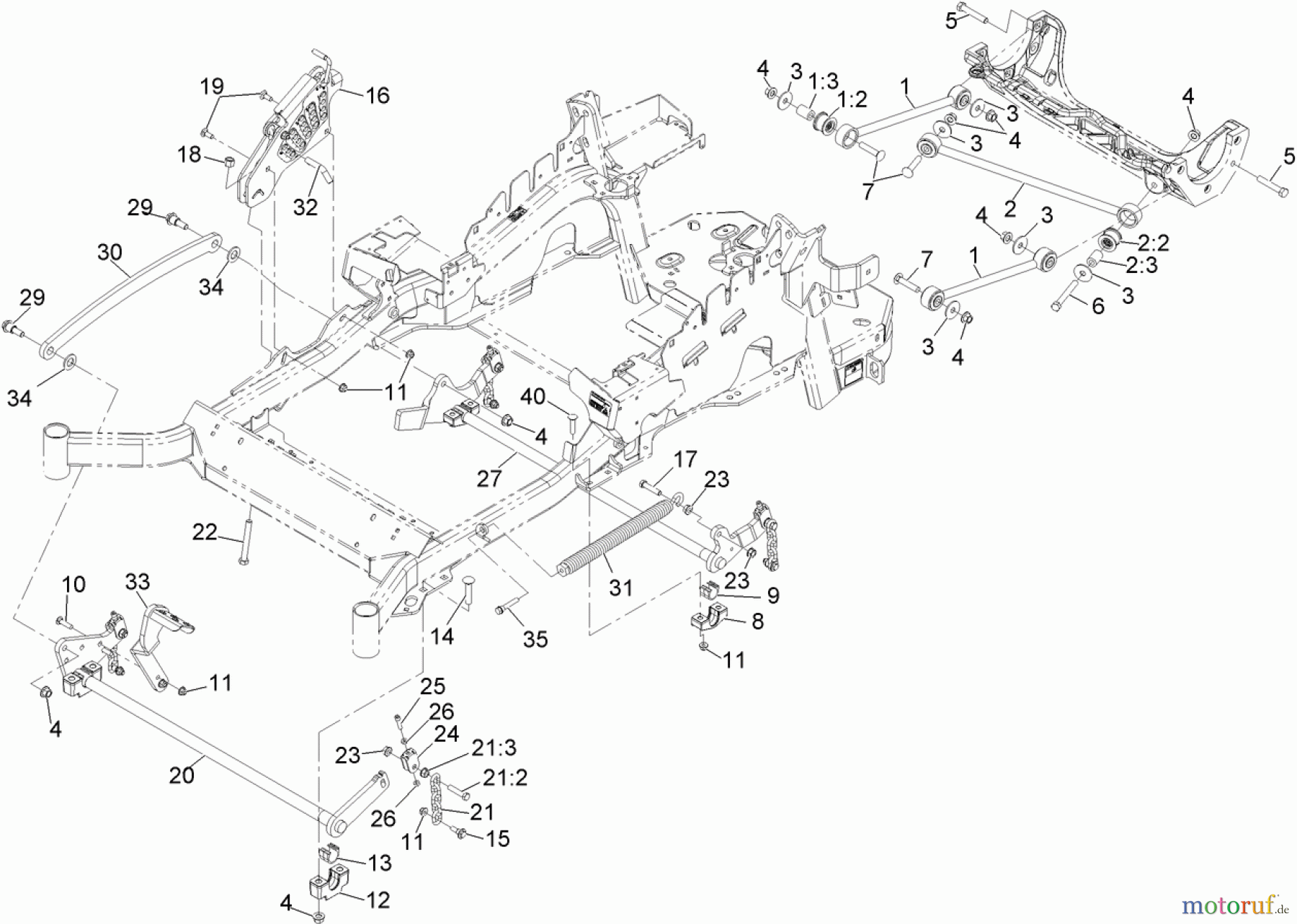  Zerto-Turn Mäher 74901CP - Toro Z Master G3 Riding Mower, 48