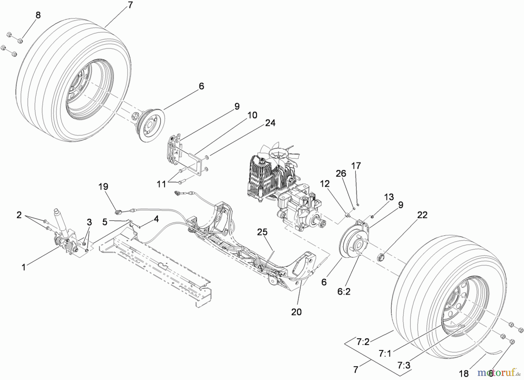  Zerto-Turn Mäher 74902TE - Toro Z Master G3 Riding Mower, 48