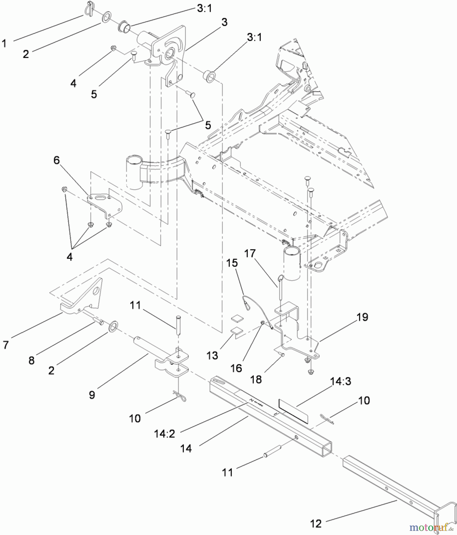  Zerto-Turn Mäher 74902TE - Toro Z Master G3 Riding Mower, 48