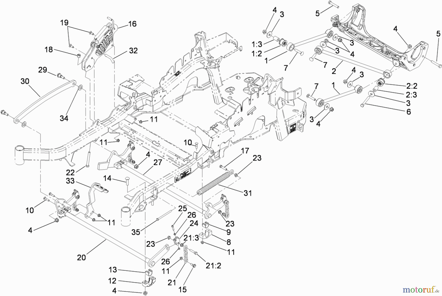  Zerto-Turn Mäher 74903 - Toro Z Master G3 Riding Mower, 52