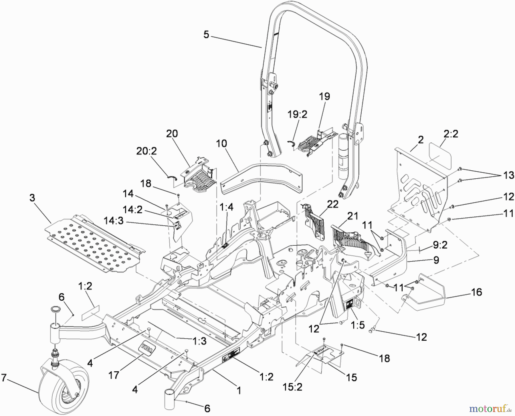  Zerto-Turn Mäher 74903 - Toro Z Master G3 Riding Mower, 52