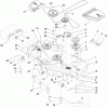 Zerto-Turn Mäher 74915 - Toro Z Master G3 Riding Mower, 60" TURBO FORCE Side Discharge Deck (SN: 310000001 - 310999999) (2010) Ersatzteile DECK ASSEMBLY