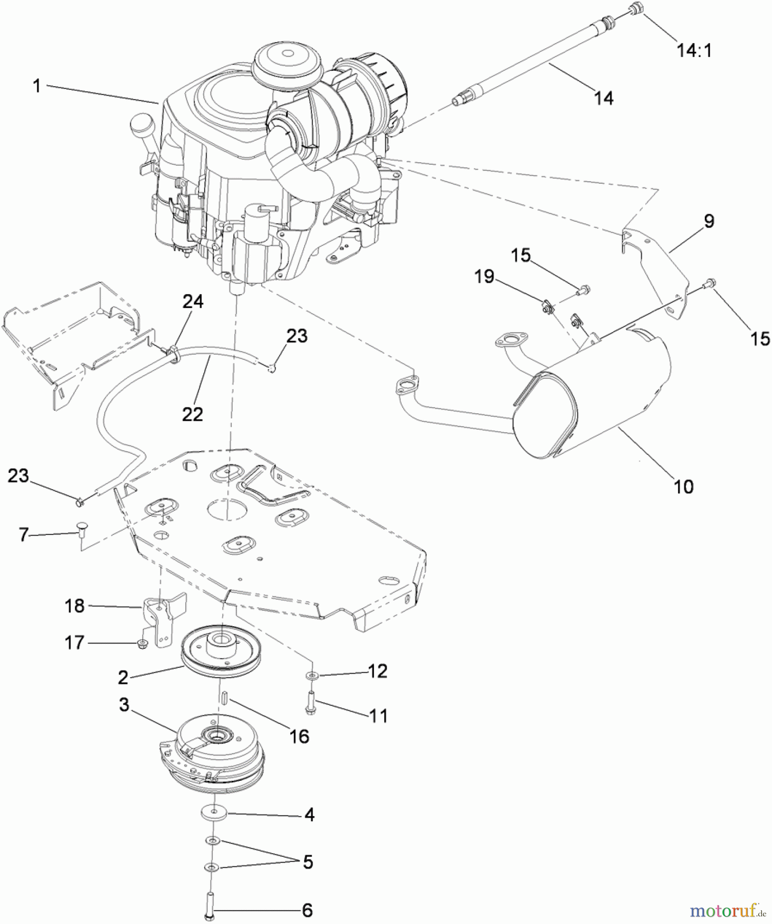  Zerto-Turn Mäher 74915 - Toro Z Master G3 Riding Mower, 60