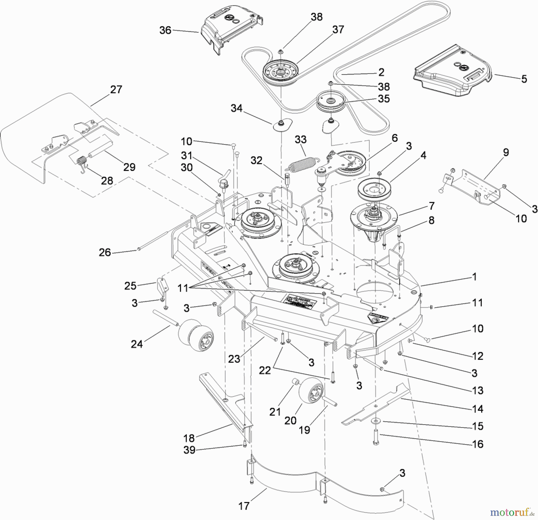  Zerto-Turn Mäher 74922 - Toro Z Master G3 Riding Mower, 48