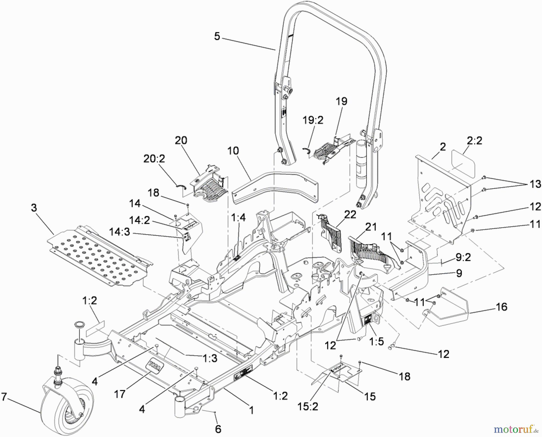  Zerto-Turn Mäher 74923 - Toro Z Master G3 Riding Mower, 52