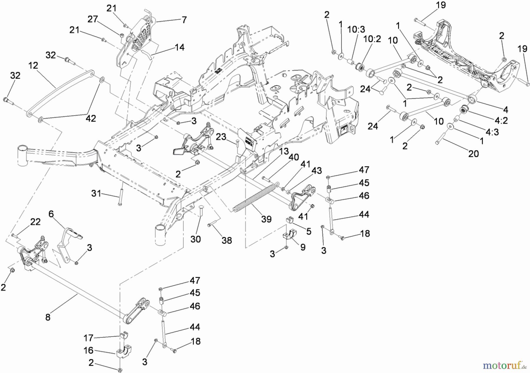  Zerto-Turn Mäher 74923 - Toro Z Master G3 Riding Mower, 52