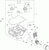 Zerto-Turn Mäher 74923TE - Toro Z Master G3 Riding Mower, 132cm TURBO FORCE Side Discharge Deck (SN: 290000001 - 290999999) (2009) Ersatzteile OIL PAN AND LUBRICATION ASSEMBLY KOHLER CV730-3118