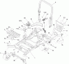 Zerto-Turn Mäher 74925TE - Toro Z Master G3 Riding Mower, 152cm TURBO FORCE Side Discharge Deck (SN: 310000001 - 310999999) (2010) Ersatzteile FRONT FRAME AND CASTER WHEEL ASSEMBLY