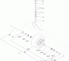 Zerto-Turn Mäher 74925TE - Toro Z Master G3 Riding Mower, 152cm TURBO FORCE Side Discharge Deck (SN: 311000001 - 311999999) (2011) Ersatzteile CASTER WHEEL AND FORK ASSEMBLY