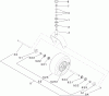 Zerto-Turn Mäher 74927 - Toro Z Master G3 Riding Mower, 72" TURBO FORCE Side Discharge Deck (SN: 290000001 - 290999999) (2009) Ersatzteile CASTER WHEEL AND FORK ASSEMBLY