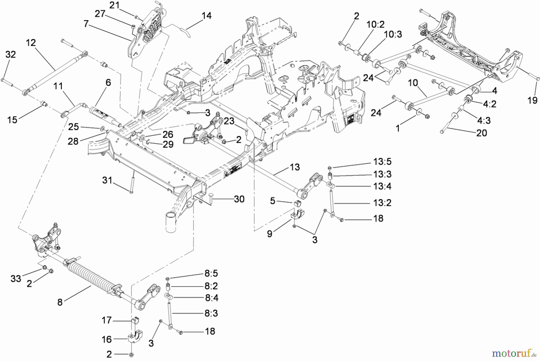  Zerto-Turn Mäher 74927 - Toro Z Master G3 Riding Mower, 72