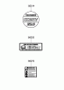 Zerto-Turn Mäher 74945CP - Toro Z Master G3 Riding Mower, 60" TURBO FORCE Side Discharge Deck (SN: 290000001 - 290999999) (2009) Ersatzteile LABEL SET KAWASAKI FX801V-AS04