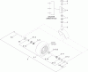 Zerto-Turn Mäher 74951 - Toro Z Master G3 Riding Mower, 48" TURBO FORCE Side Discharge Deck (SN: 311000001 - 311000402) (2011) Ersatzteile CASTER WHEEL AND FORK ASSEMBLY