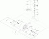 Zerto-Turn Mäher 74953 - Toro Z Master G3 Riding Mower, 52" TURBO FORCE Side Discharge Deck (SN: 311000581 - 311999999) (2011) Ersatzteile CASTER WHEEL AND FORK ASSEMBLY