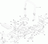 Zerto-Turn Mäher 74954 - Toro Z Master Commercial 3000 Series Riding Mower, 60" TURBO FORCE Side Discharge Deck (SN: 313000001 - 313999999) (2013) Ersatzteile FRAME AND CASTER WHEEL ASSEMBLY